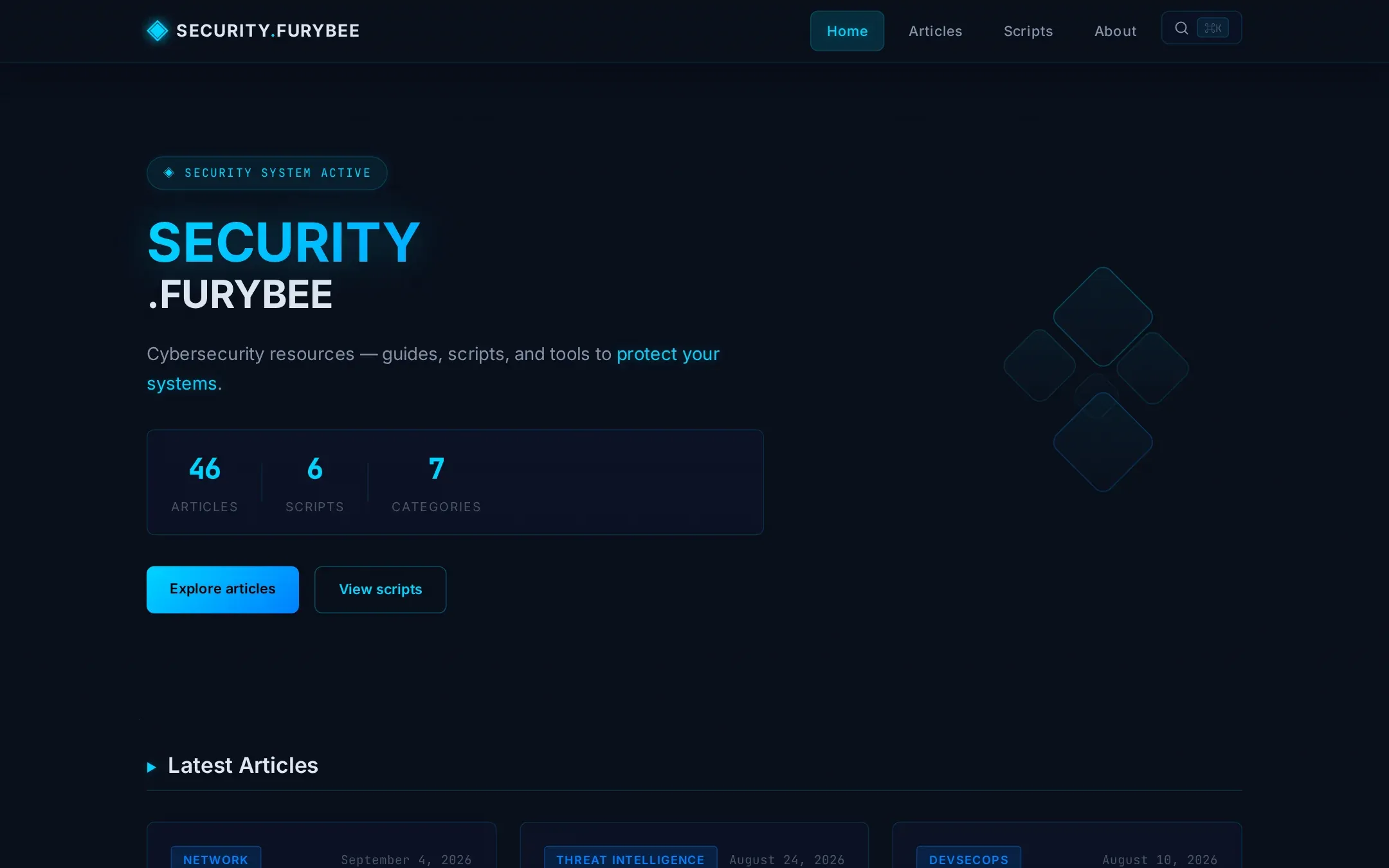 Security.FuryBee home page